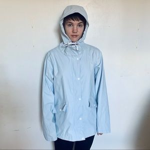 Vero Moda Retro Blue Raincoat w/ Duck Bill NWOT